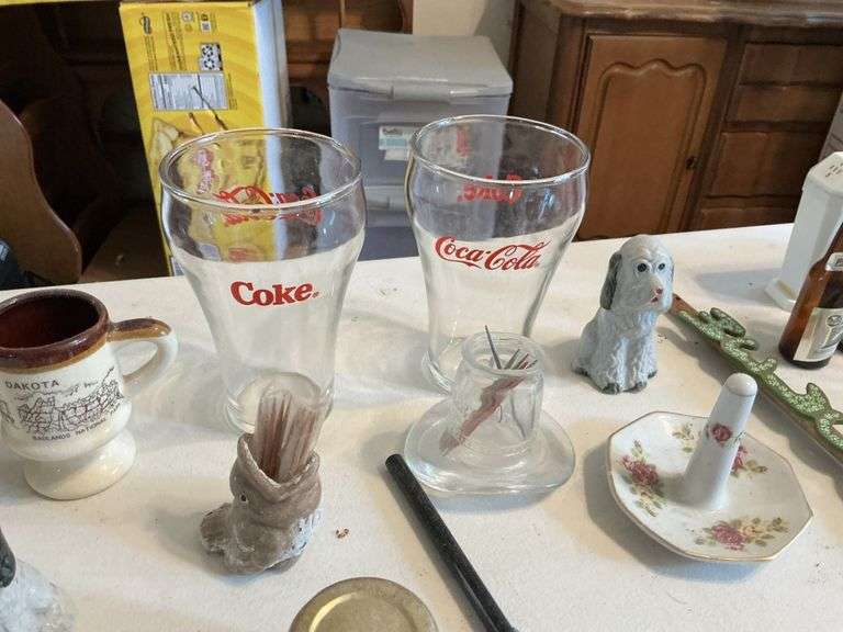 Coca-Cola glasses/salt and peppers etc.