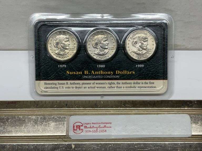 Susan B Anthony uncirculated dollars
