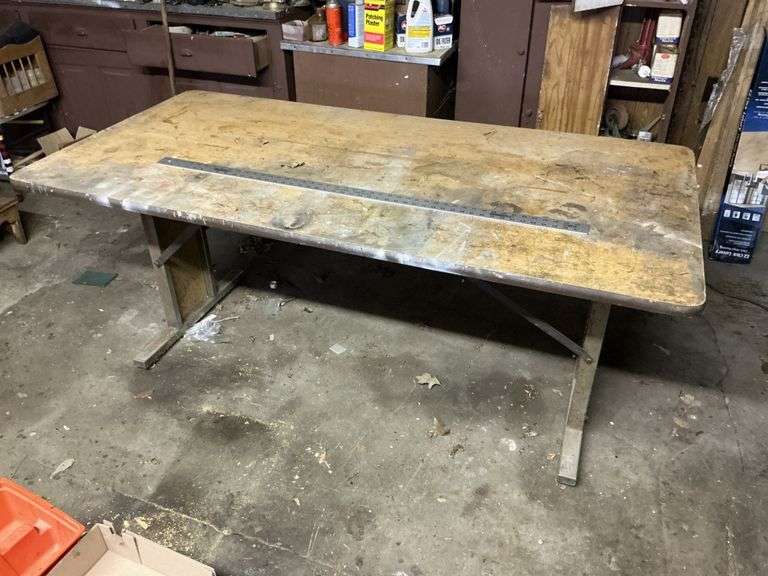 6' folding table