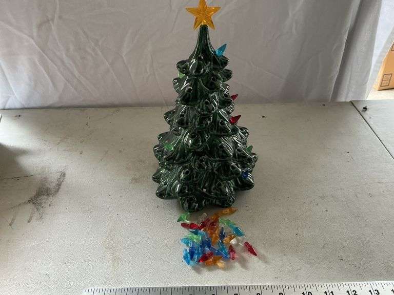 10" ceramic Christmas tree – no base