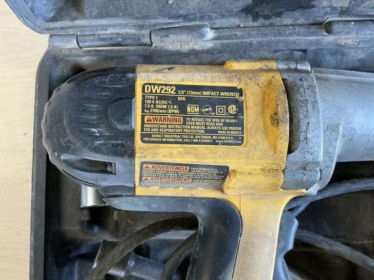 DeWalt 1/2" impact and sockets