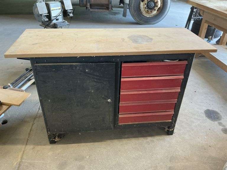 Tool bench 54" x 21" x 34"