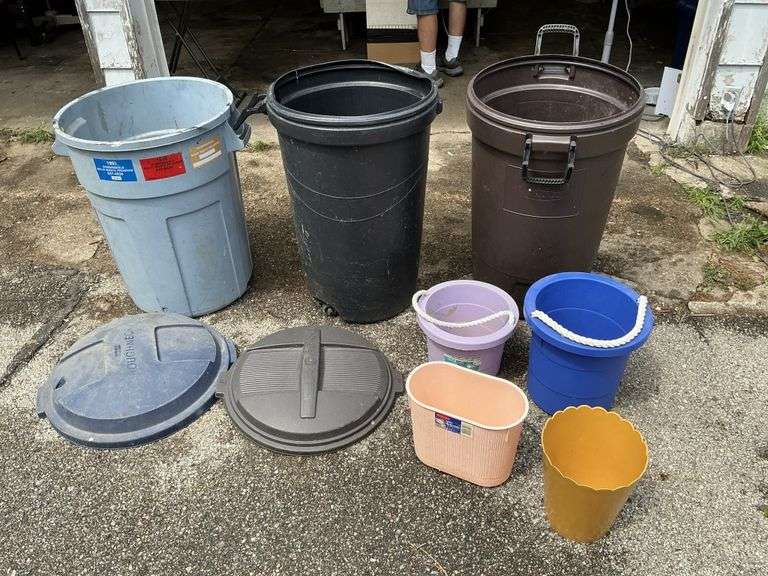 Garbage cans
