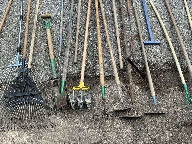 Large assortment of hand tools