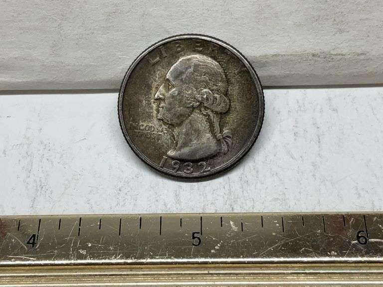 1932 D Washington silver Quarter