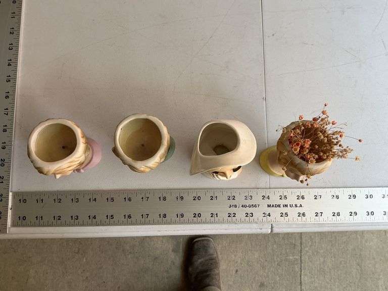 Lady head vases
