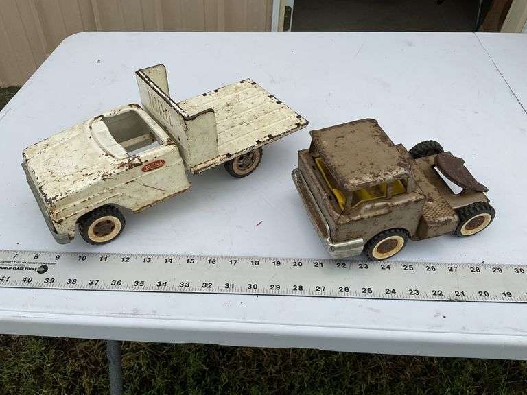 Vintage Tonka and Structo trucks