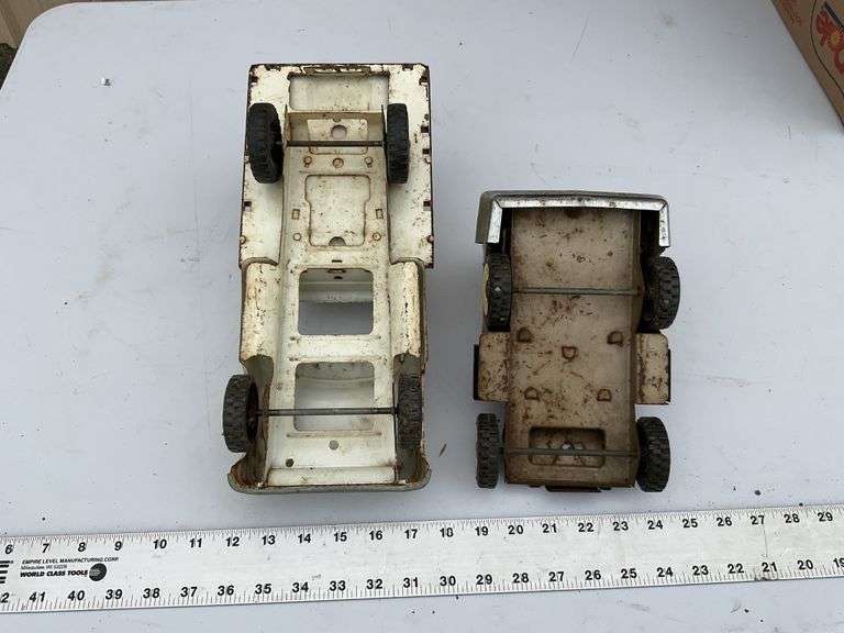 Vintage Tonka and Structo trucks