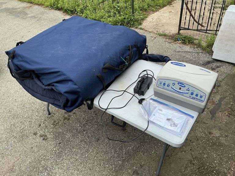 Invacare micro air 65 medical bed and frame