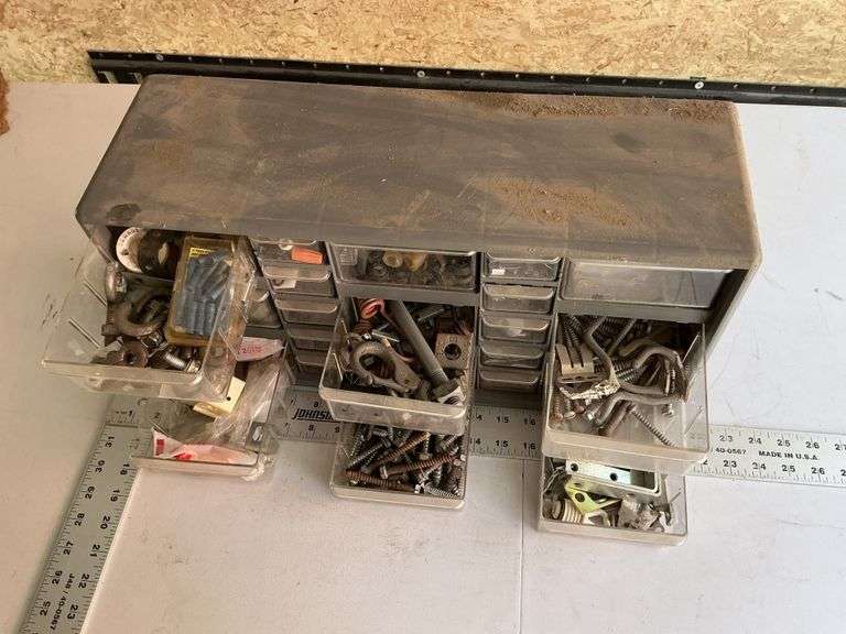 Organizer with hardware