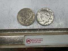 2-1923 Peace silver dollars