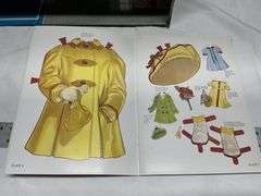Vintage dollhouse & Shirley Temple paper dolls