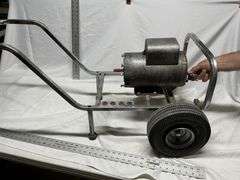 Power washer motor & frame-runs good