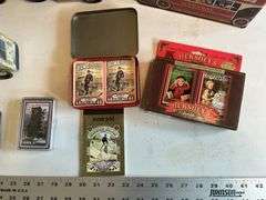 Playing cards and tins