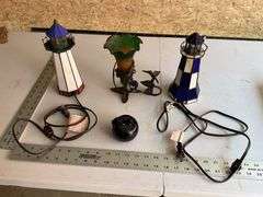 Lighthouse lamps & flower lamp