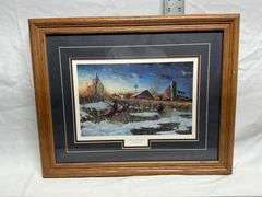 Harvest Roosters print by Jim Hansel