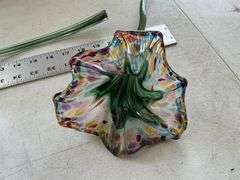 Glass flower and stems