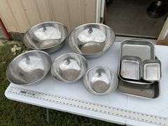 SS bowls and pans