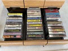 1955 Chevy Bel Air toy car and cassette tapes