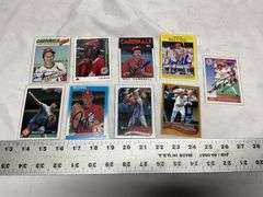 (9) St. Louis Cardinals autographs