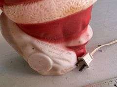14" blowmold Santa