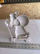 Cast iron Santa doorstop