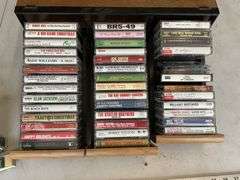 1955 Chevy Bel Air toy car and cassette tapes