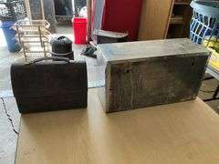 Chrome canister set and lunchbox