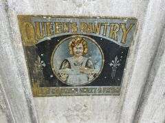 Antique Queens pantry pie safe