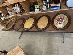 Antique oval picture frames