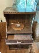 Microwave cabinet with Lazy Susan