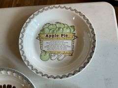 Pie recipe plates