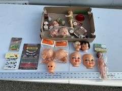 Doll parts, etc.