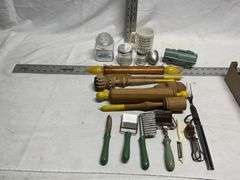 Kitchen utensils, etc