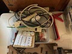 Assorted bits/fly traps/power strips etc.