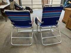 Folding camp chairs