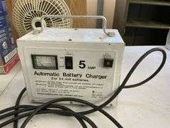 Battery charger/drop cord and bathroom vent kit