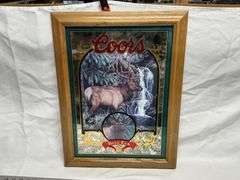 Coors "Bull Elk" mirror