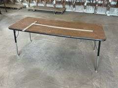 6' folding table
