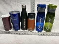 Yeti, water bottles, etc