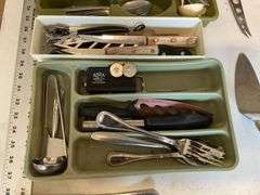 Flatware and knives, etc.