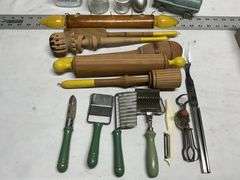 Kitchen utensils, etc