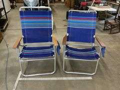 Folding camp chairs