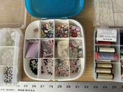 Organizers with craft items
