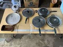 Anchor Hocking baking pans and fry pans