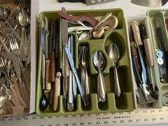 Flatware and knives, etc.