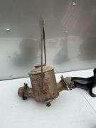 Heavy brass apples/hanging oil lamp, etc
