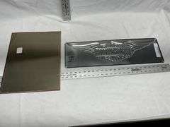 Harley Davidson and garage sign