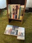 Amish romance books and shelf