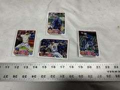 (4) 2023 Topps Chicago Cubs autographs
